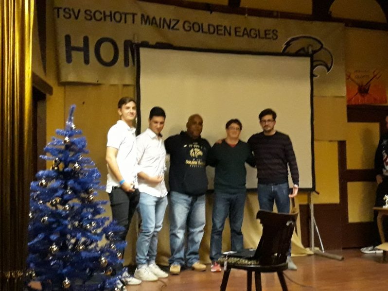 TSV Schott Mainz Golden Eagles Weihnachtsfeier 2017