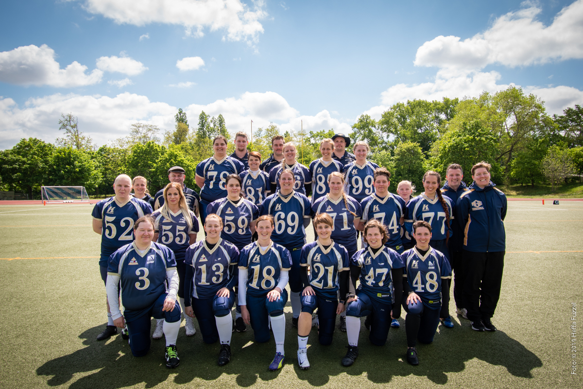 Teamfoto Mainz Golden Eagles Ladies 2019