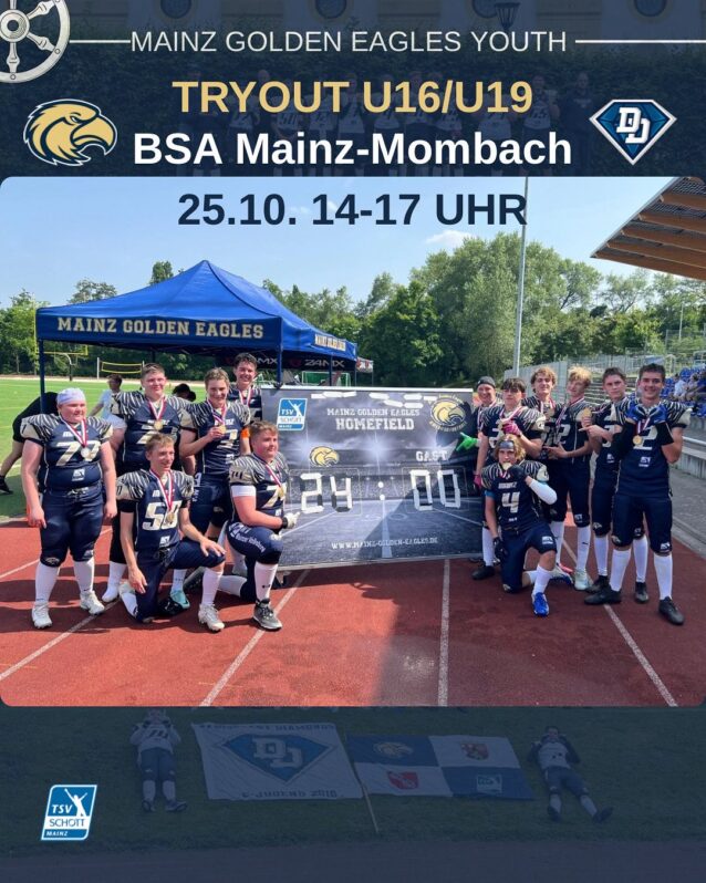 Tryout U16/U19 am 25.10.