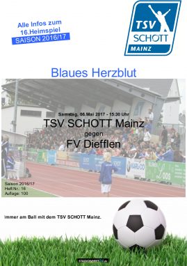 Heimspiel gegen FV Diefflen