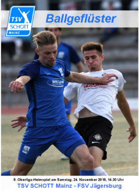 Ballgeflüster - die Stadionzeitung Heimspiel gegen FSV Jägersburg